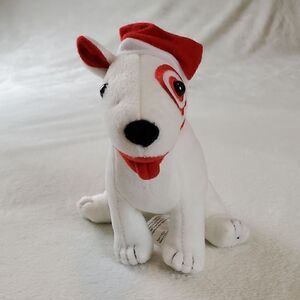 2006 Target Christmas Bull Terrier Bullseye Plush Beanie